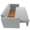 Melano 3 Seater Pull Out Sofa cum Bed  in Grey Colour