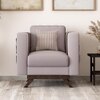 Rubik 1 Seater Fabric Sofa in Smokey Taupe Colour