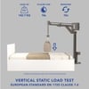 Samskara Engineered Wood Queen  Size Bed With Hydraulic Storage (Melamine Finish, White Colour)