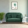 Nilo Velvet 2 Seater Sofa in Green Colour