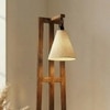 Achille Beige Jute Floor Lamp with Beige Jute Base