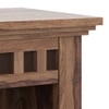 Fidora Solid Wood Bedside Table in Teak Finish