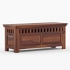 Madhavi Solid Wood Bench in Provincial Teak Finish