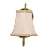Devansh Gold Wall Mounted Lamp With Beige Jute Shade