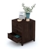Magellan Solid Wood Bedside Table in Mahogany Finish