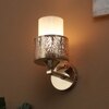 Eliante Modern Wall Lights Mild Steel & Glass Material Gold & White Finish
