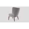 Duke Accent chair Velvet in Grey Color