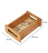 Decorative Tray Tray For Gifting Floral Design Rectangle Tray Pine Wood Tray Tray For Kitchen Organizer (1 Piece)