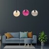 Frances 3 Light Malti Color Glass Hanging Pendant Light