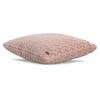 Criss Cross Pink Pearl Decorative Cushion Cover 18 x 18 Inches
