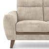 Ronan 1 Seater Fabric Sofa In Beige Colour