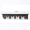 Multishade Colour Solid Wood Handcarved Vistara Floating Wall Shelf with distres finish by DisooFashions