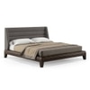 Taarkashi Upholstered Bed Bed Size king american walnut ,Omega  D1 1933, Colour- W000352