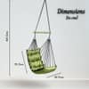 Swingzy Premium Hanging Swing Chair for Kids and Adults Green