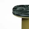 Ionix Marble Coffee Table In Green Pu Finish