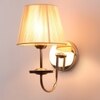 Eliante Cloth Shade Wall Lights Mild Steel & Fabric Material Gold & Golden Finish