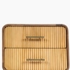 Linn Solid Wood Bedside Table in Brown Colour