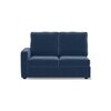 Apollo Sofa (Colour : Lapis Blue, Cushion : Soft, Back Type : High Back, Seating Capacity : Right Aligned 2 Seater + Right Aligned Chaise + Ottoman)