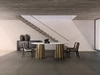 Takako Solid Mango Wood Sideboard with 4 Door in Black Finish