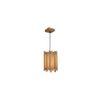 Palisade Beige Solid Wood Single Hanging Light