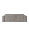 Sophisticated Wood Right Aligned 2-Seater With Upholstery Non Storage Sofa In Grey Colour