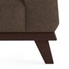 Granada Essential 1 Seater Fabric Sofa in Mocha Colour