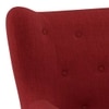 Frida 2 Seater Fabric Loveseat In Salsa Red Colour