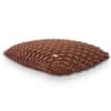 Popcorn Knit Rust Decorative Cushion Cover 12 x 20 Inches
