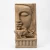 Water Fountain Lotus Buddha Serenity Water Fountain in Beige Colour