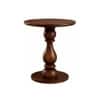 Amber Spindle Accent Sofa Peg Table