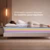 Sleepwell Ortho Mattress Medium Firm Orthopedic Support Resitec Foam Single 75x30x10 Inch