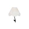 Carrington Black Cotton Shade Floor Lamp