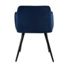 Hanner Metal Accent Chair in Blue Colour