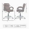 Veaoilaa Mid Back Executive Chair in Brown Colour