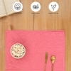 Kaliveli Set Of 2 Placemats With Dark Pink Colour