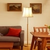 Devansh Wood & Metal Floor Lamp
