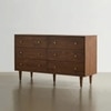 Rowling Solid Wood Chest Of 6 Drawers In Provincial Teak Finish
