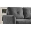 Scarlet  Pull Out Sofa cum Bed  in Dark Grey Colour