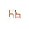 mishel solid wood  6 seater Dining table in  Provincial Teak