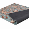 Presto Blue Traditional Hand Tufted Wool Carpet 6X9 Feet