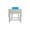 Utopia Extendable Toddler Study Desk and Chair Set in Azure Blue Colour