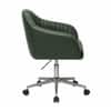 Doe Buck Colm Modern Green Leatherette Office Chair