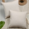 Set Of 2 Solid Square Cushion Covers