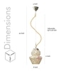 Peyton mosaic glass hanging light
