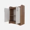 Nextstep 2 Door Metal Floor Cabinet Noce Lyon