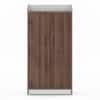 Hayes 18 Pair Shoe Rack In Classic Walnut Finish