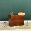 D'Dass Multi Color Mdf and Sheesham Wooden Temple With Cabinet For Pooja