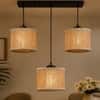 Devansh Solid Wood Electric Wall Light in Brown Colour with Multi Shade Count of 1 Light
