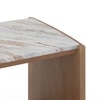 Tavo Solid Wood and Toronto Side Table In Antique Amber Finish