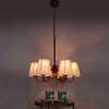 Devansh Dual Gold Metal  Wallmounted Lamp With Cotton Gold Metal  Shade